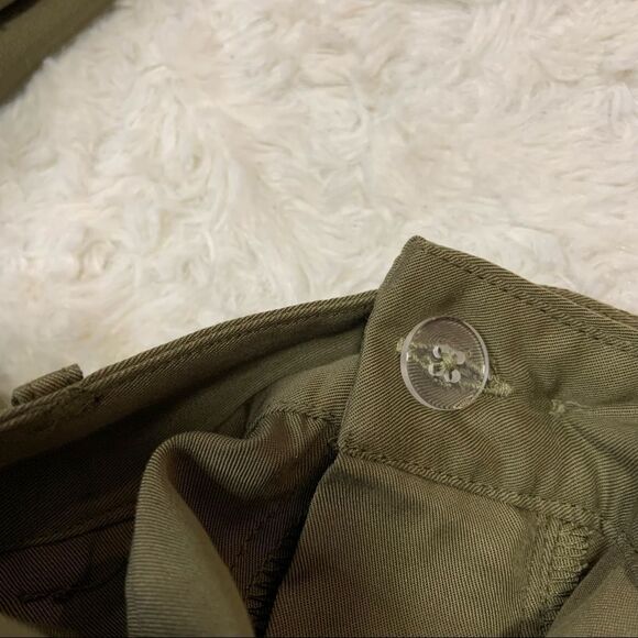 🆕 Lovers + Friends Amber Highrise Tencel Pant In Olive Green - Picture 6 of 9